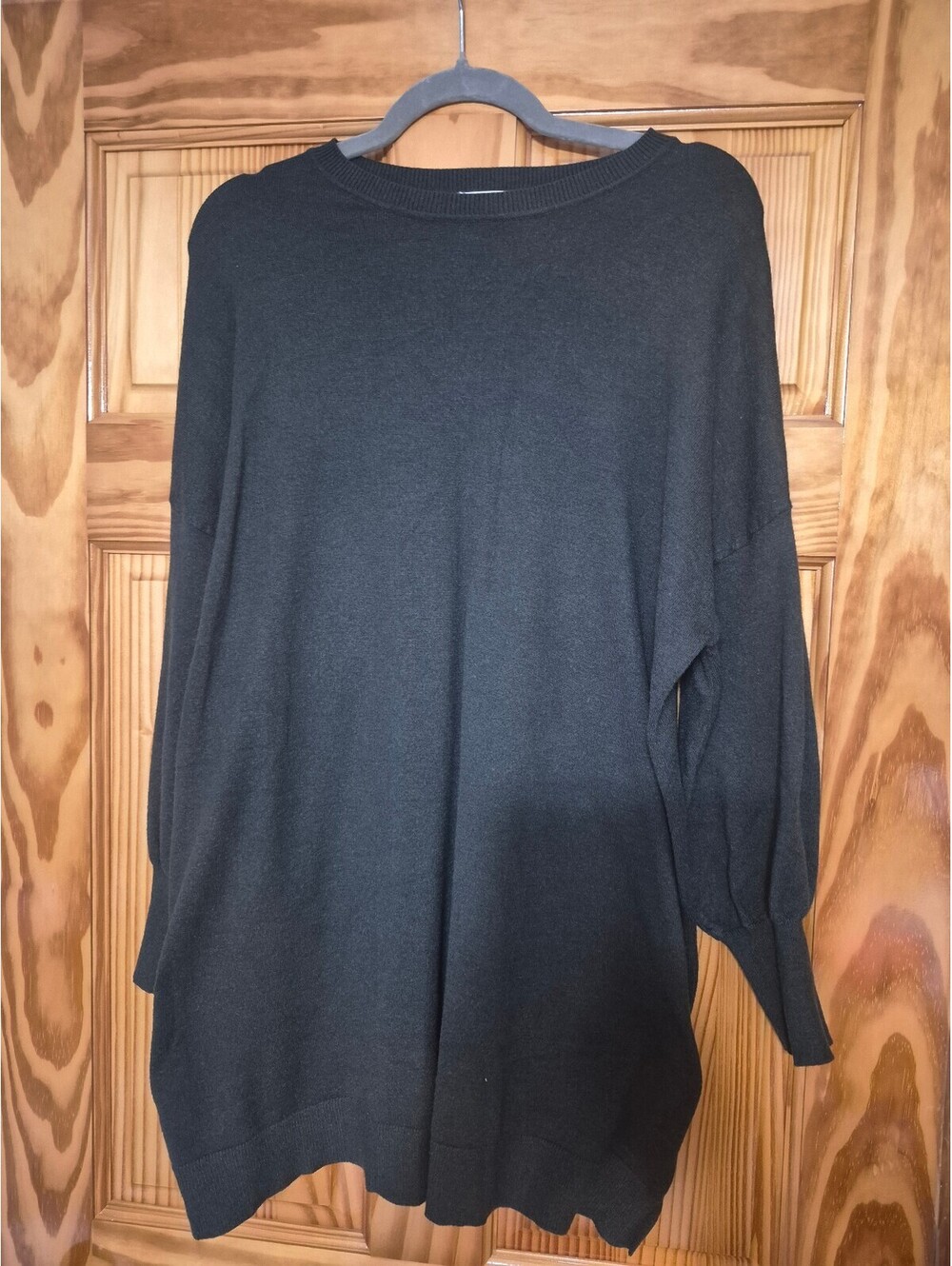 BB Dakota Steve Madden Black Long Sleeve Sweater Dress